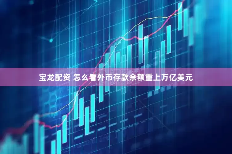 宝龙配资 怎么看外币存款余额重上万亿美元